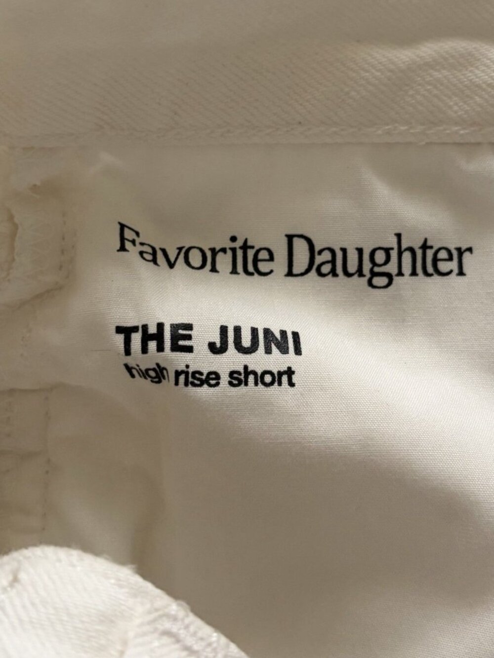 Favorite Daughter Women’s High Rise Juni White Shorts Size 25 NWT - Picture 7 of 12